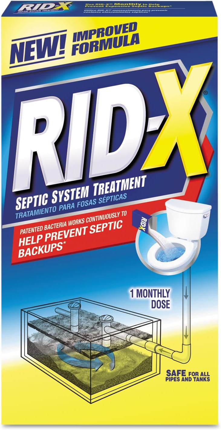 RID-X 80306 Rid-X Septic System Treatment Concentrated Powder 9.8 oz. Box