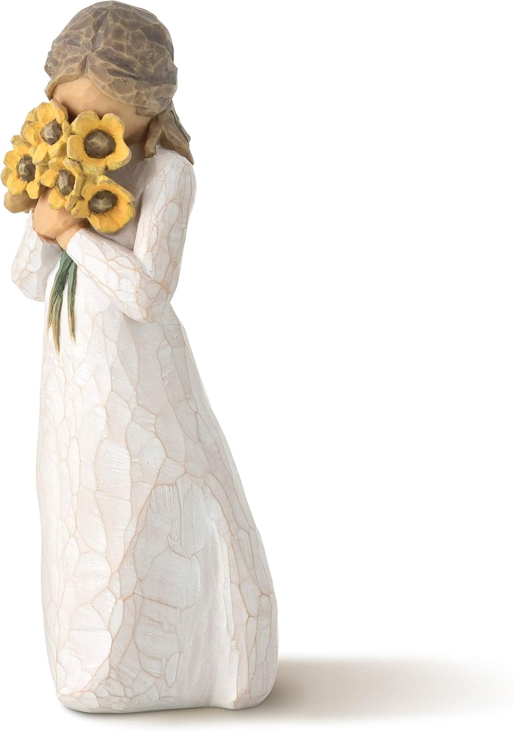 Willow Tree Warm Embrace, Surrounded by The Warmth of Family and Friends, A Gift to Celebrate Friendships, or Those who Love Flowers, Sculpted Hand-Painted Figure