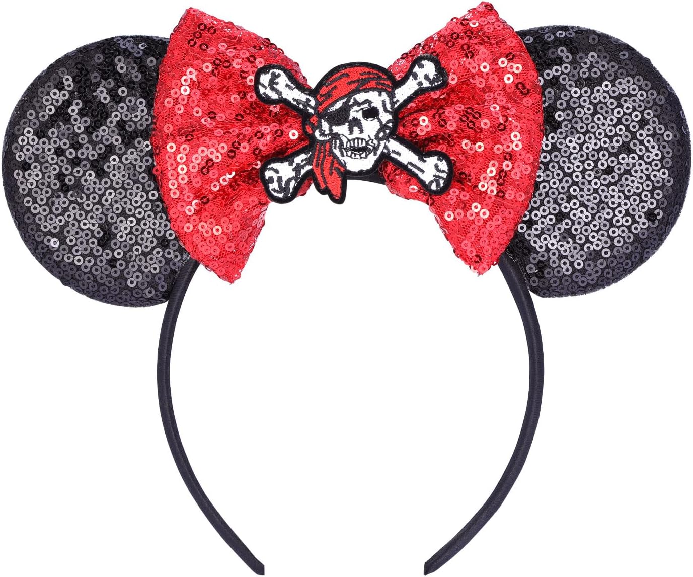 Pirate-Accessories Women Costume Mouse Ears Headband Bow Men Cosplay Party