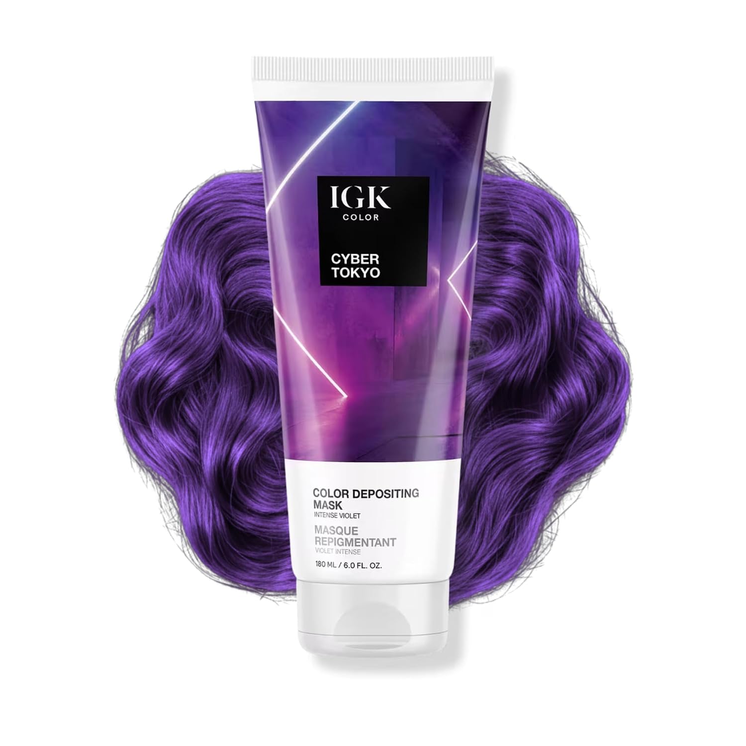 IGK Cyber Tokyo Hair Gloss + Semi-Permanent Color Depositing Mask