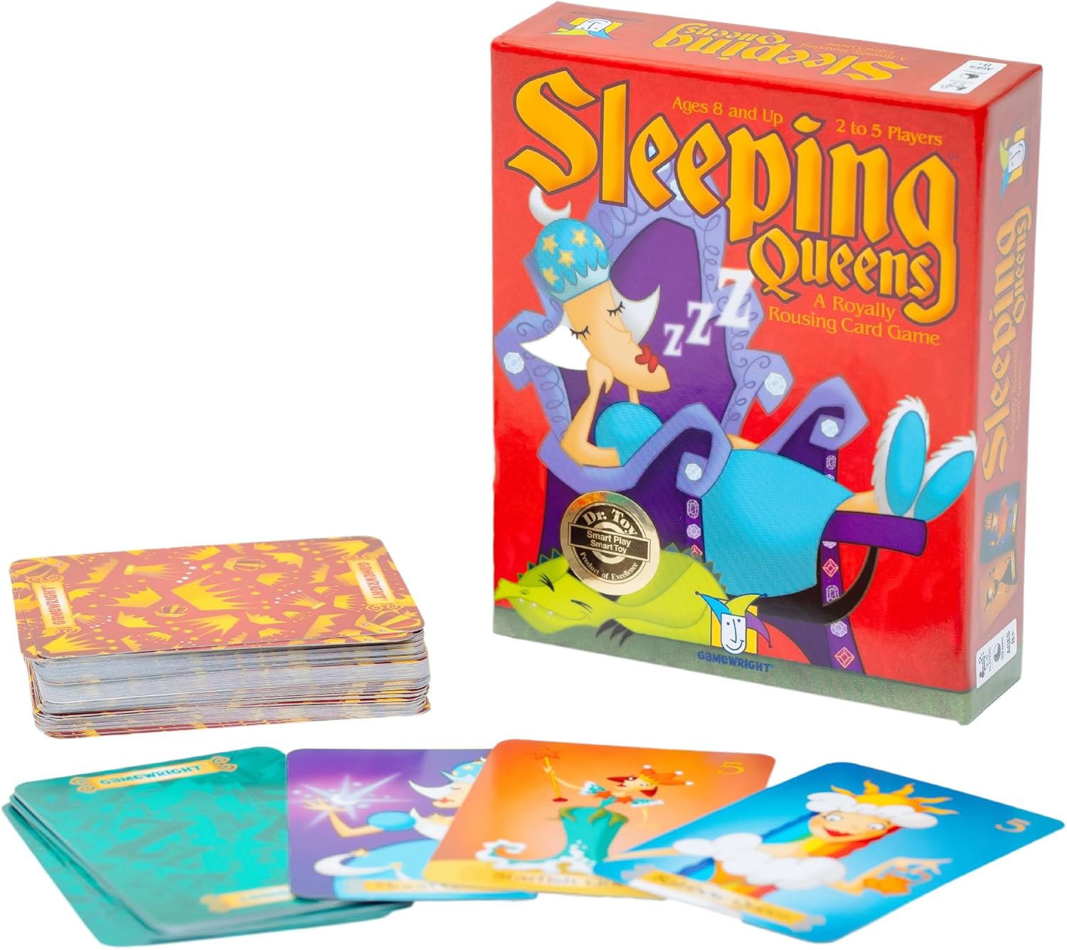 Gamewright | Sleeping Queens | Card Game | Ages 8+ | 2-5 Players | 20 Minutes Playing Time