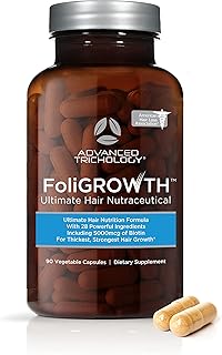 Advanced Trichology FoliGROWTH™ Hair Growth Supplement for Thicker Fuller Hair | Approved by the American Hair Loss Association, Revitalize Thinning Hair, Backed by 20 Years of Experience in Hair Loss