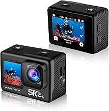 SU7 4K 60fps Action Camera with Dual Screen,Remote Control,Image Stabilization, Outdoor Sports Underwater Video Camera for Diving,Skiing,Motorcycle and Bike Helmet Camera