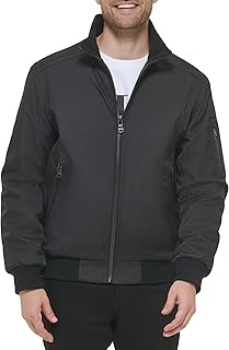 Calvin Klein Mens Winter Coats - Sherpa-lined Hooded Soft Shell Jacket