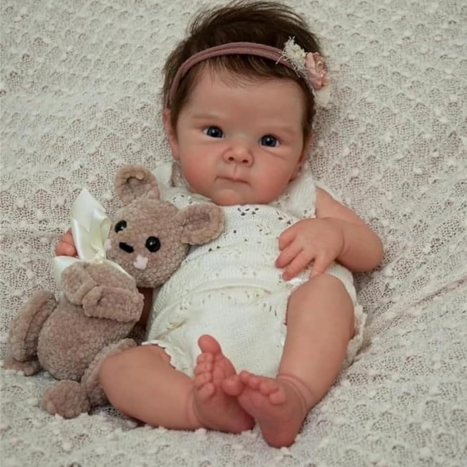 Anano Real Lifelike Baby Doll Reborn Baby Dolls Silicone Full Body Realistic Newborn Baby Girl 18 Inch Real Life Like Baby Dolls That Look Real Looking Baby Life Size Doll