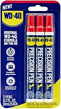 WD-40 Original Formula- Precision Pen On-The-Go, Lubrication with Pin-Point Precision, Controlled Flow. Portable, Easy to Hold, Easy to Store, Ideal for Small and Tights Spaces, 0.3 fl oz [3-Pack]