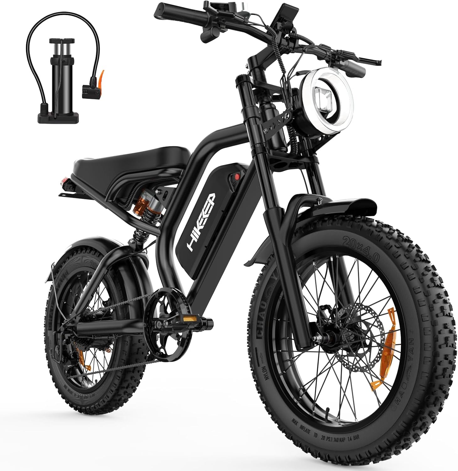 Electric Dirt Bike for Adults - 20 x 4 Inch Fat Tire Ebike, 28MPH Peak ...