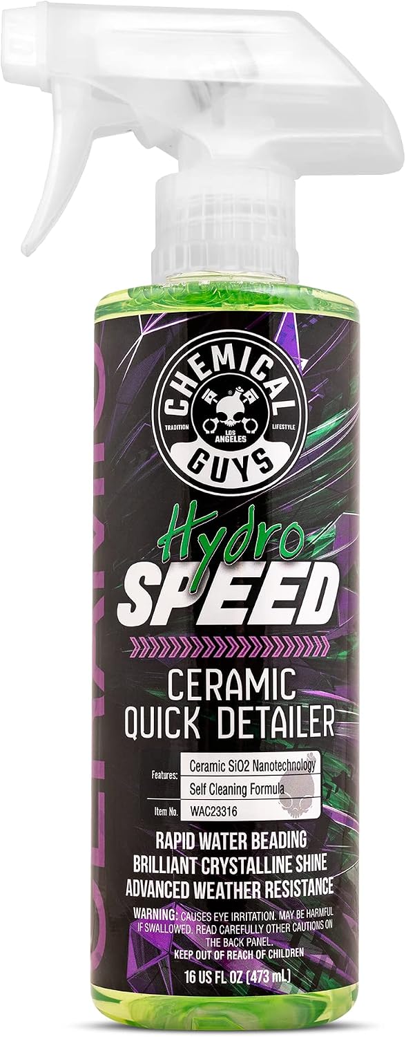 Chemical Guys, HydroSpeed Ceramic Quick Detailer Spray, Slick Gloss, 16 oz