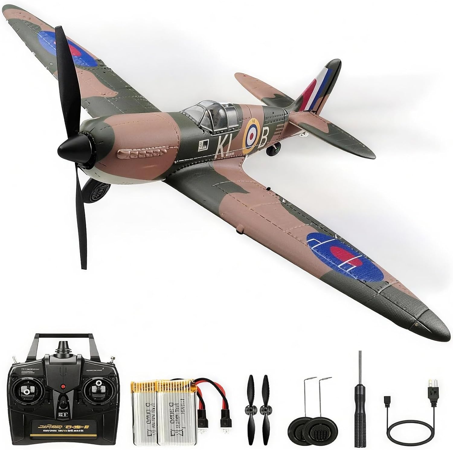 Spitfire RC Airplane RTF RC Fighter Xpilot Stabilizer Adults