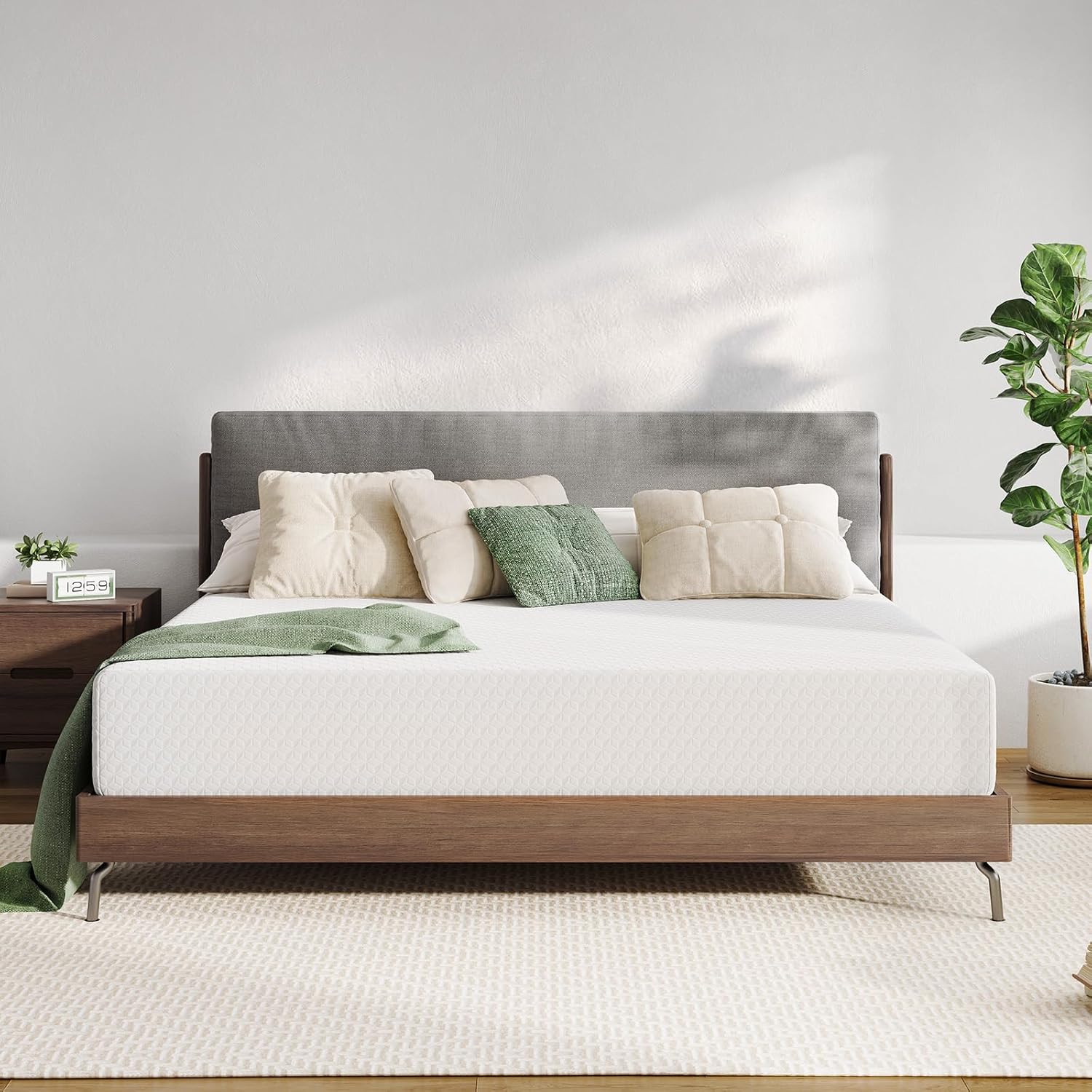 Novilla Full Mattress, 12 Inch Full Size Memory Foam Mattress with Comfort Foam for Pressure Relief & Cool Fresh Sleep,Removable Washable Cover, Medium Firm