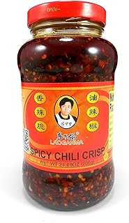 Lao Gan Ma Spicy Chili Crisp Hot Sauce – Restaurant Size 23.63 oz (670g) – Authentic Chinese Chili Oil with Crunchy Bits