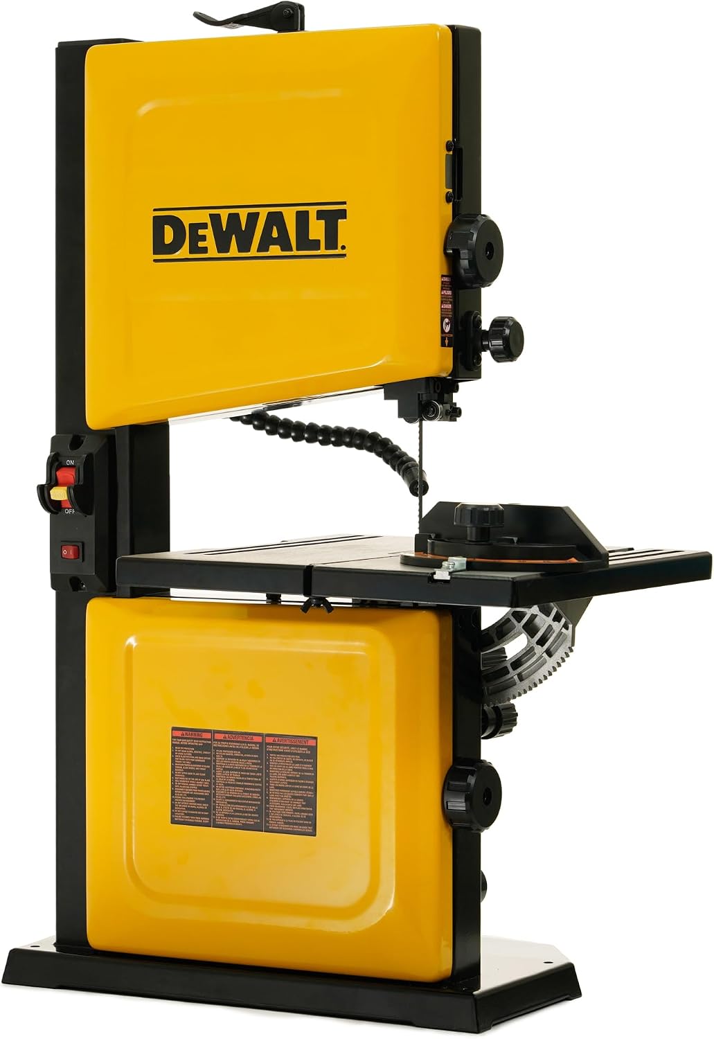 DeWalt 9" Band Saw - Powerful 3.5 AMP Motor, Two-Speed Operation (1700 & 2500 SPM), Integrated LED Worklight