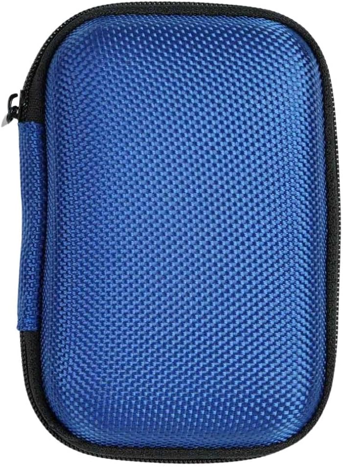 caseroxx Blood Glucose Meter Hard Case Suitable for Accu-Chek Aviva/Guide/Instant in Blue, Diabetic Storage case