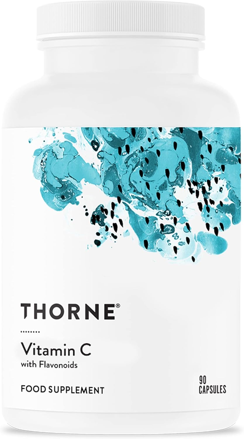 Thorne Vitamin C with Flavonoids - Immune & Collagen Support - 90 Capsules