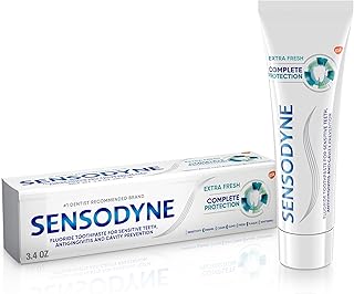 Sensodyne Complete Protection Sensitive Toothpaste For Gingivitis, Sensitive Teeth Treatment, Extra Fresh - 3.4 Ounces