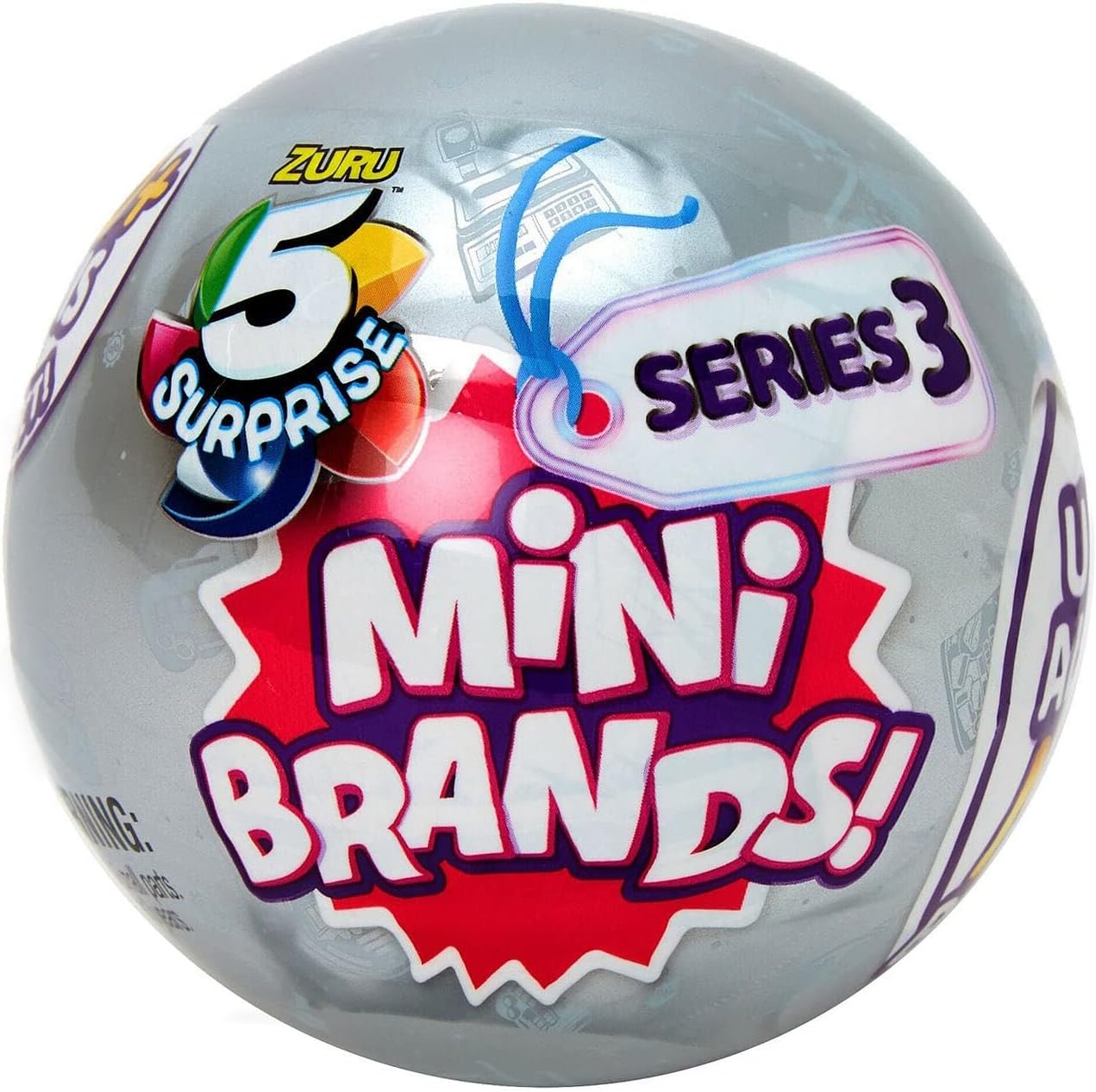 5 Surprise Mini Brands Mystery Capsule Real Miniature Collectible Toy - Single / 1-Pack