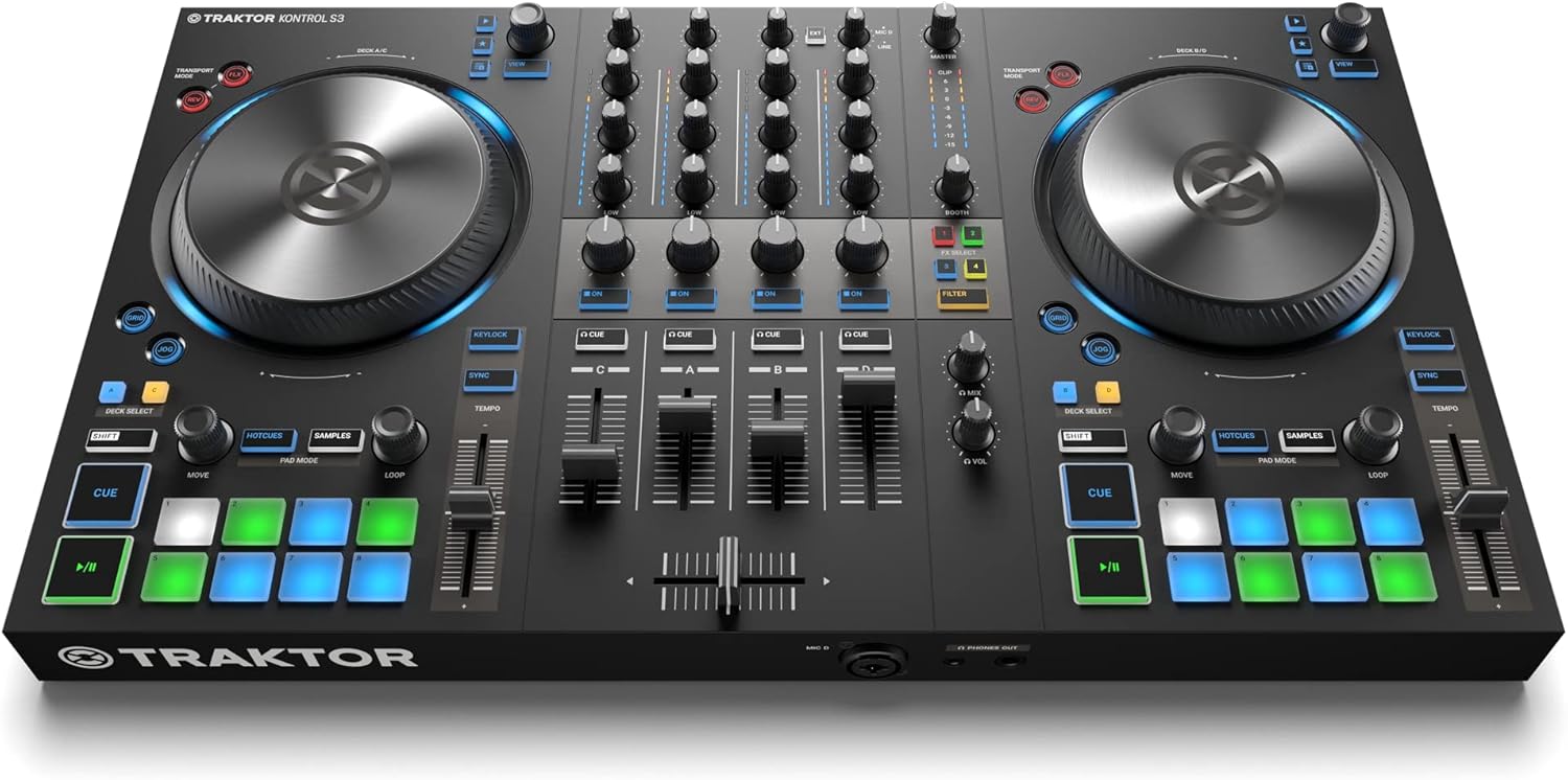 NATIVE INSTRUMENTS Traktor Kontrol S3 DJ Controller + Traktor Pro 4 Software