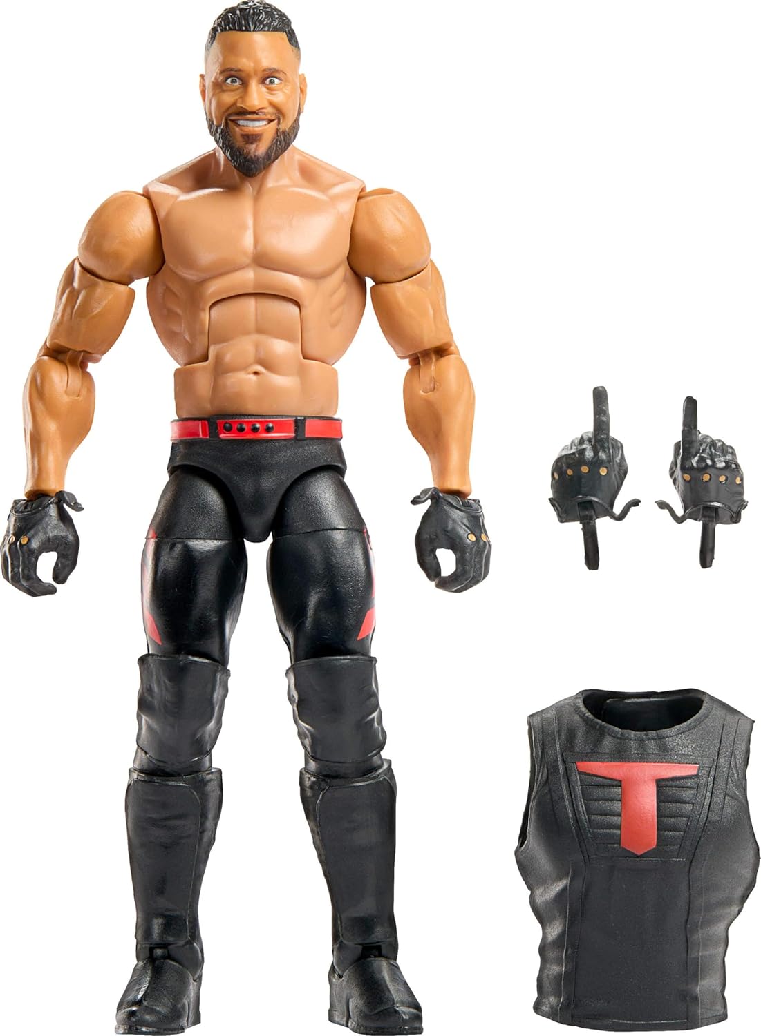 Mattel WWE Elite Action Figure & Accessories, Series #118, 6-inch Collectible Tonga Loa with 25 Articulation Points & Swappable Hands