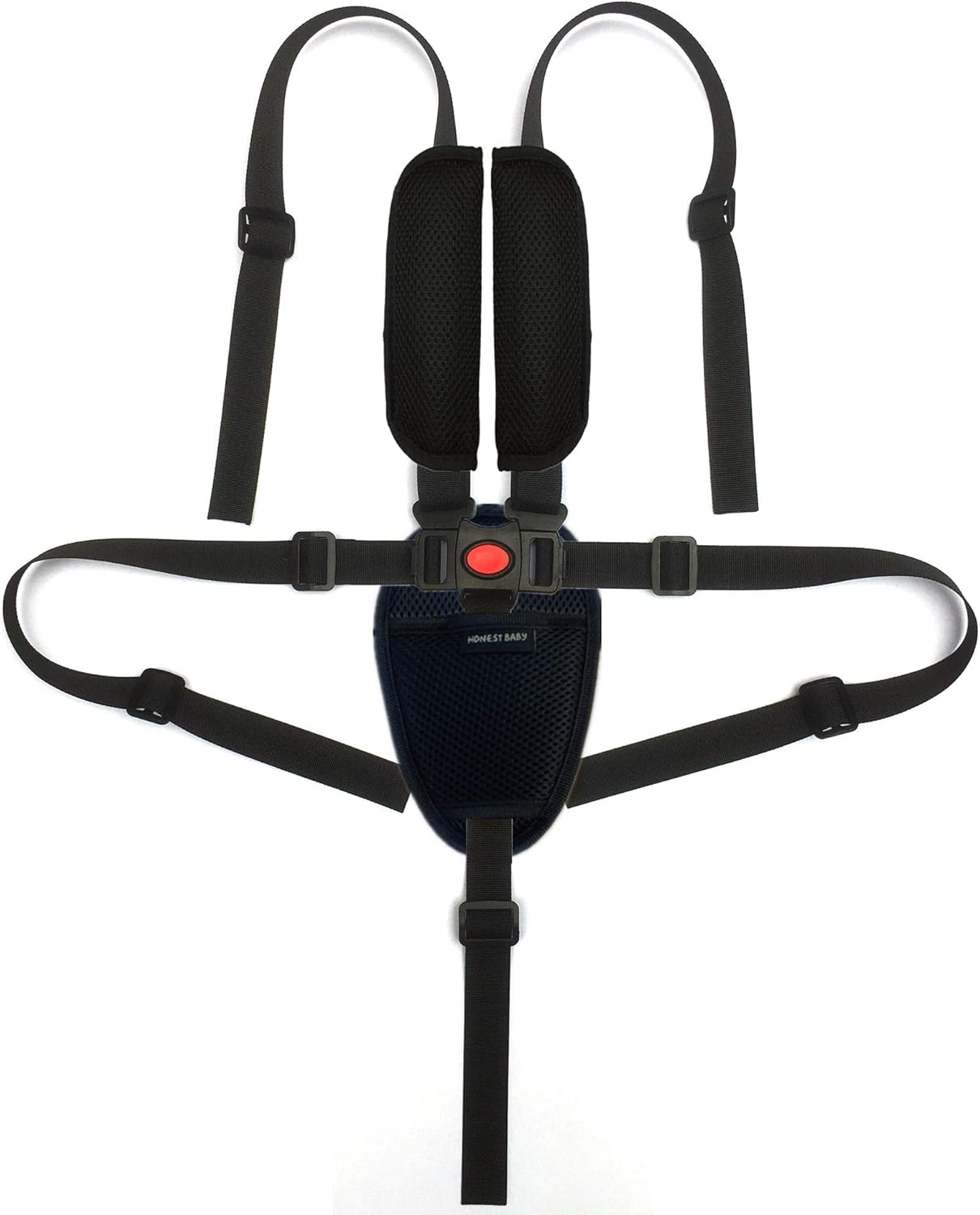 Safety Belt by ZARPMA,5/3/2 Point Adjustable Seat Harnesses for Baby Kid Safe Strap for Stroller High Chair (Include Shoulder Pads & Guarding Pad)