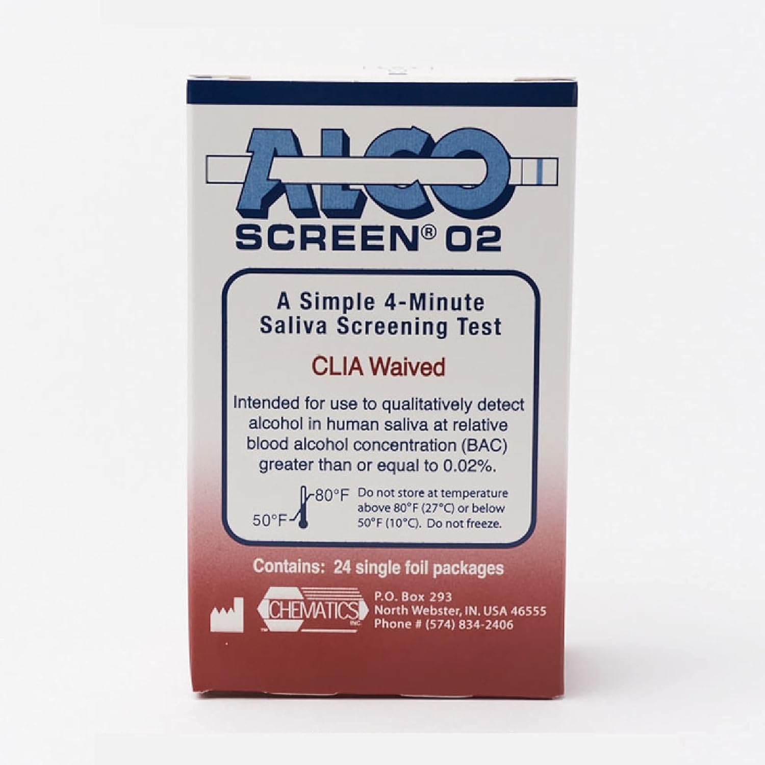 Saliva Alcohol Screen Test (Pack of 24)