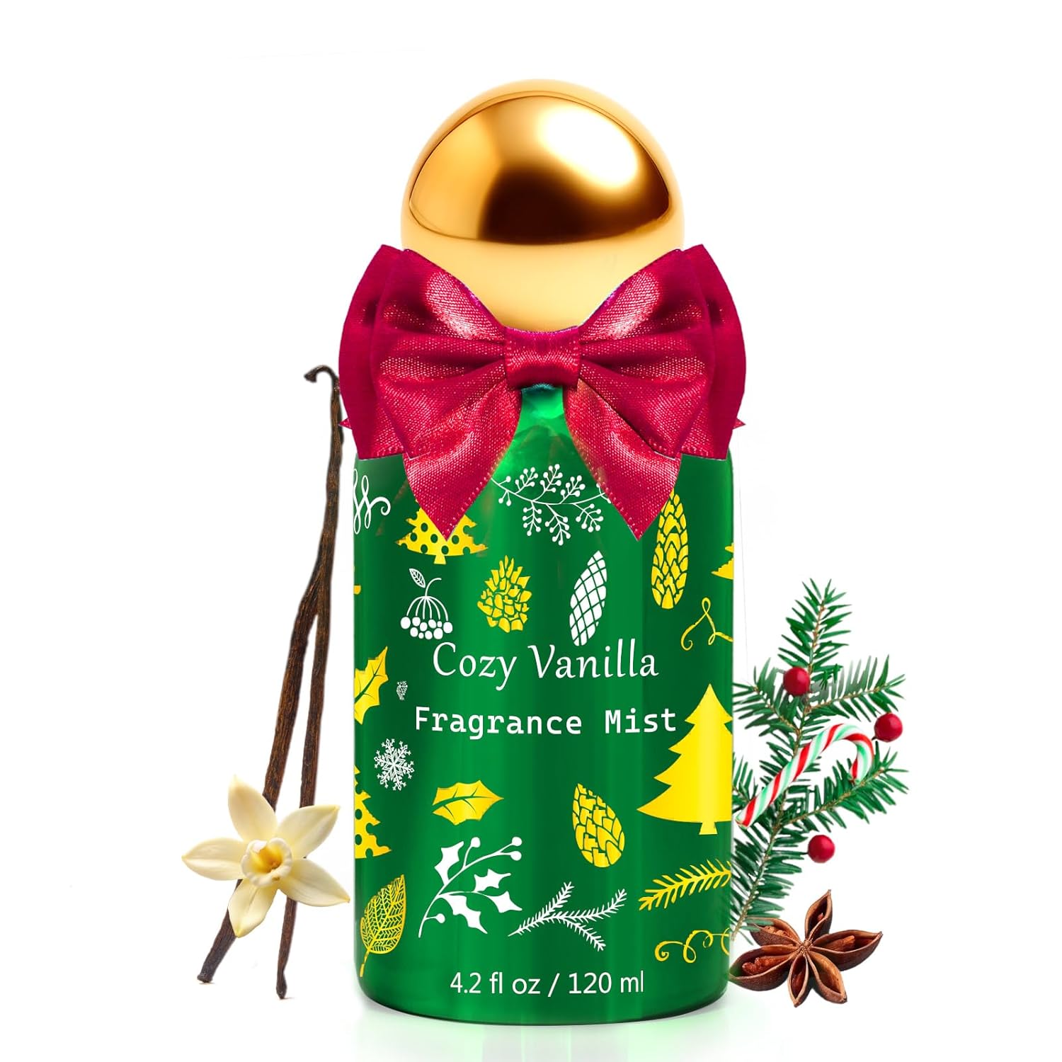 CLESH Body Spray for Women, Fragrance Mist, Cozy Vanilla, 120ml/4.2 fl oz