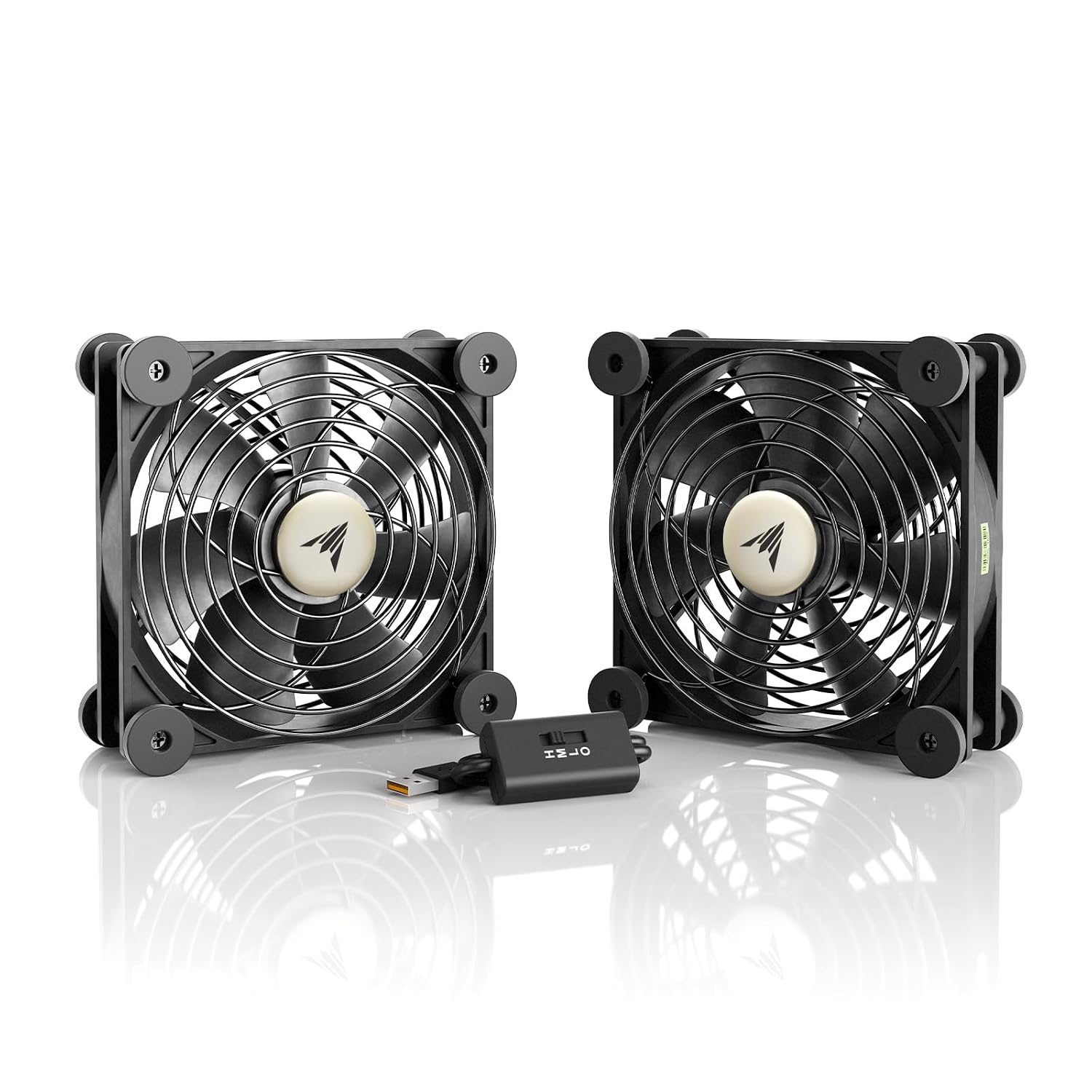 AC Infinity MULTIFAN S7, Ultra-Quiet Dual 120mm USB Fan w/ Speed Controller
