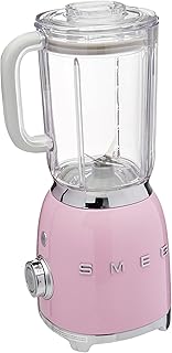 Smeg Countertop, Pastel Pink 50s Style Blender, 48 Ounces