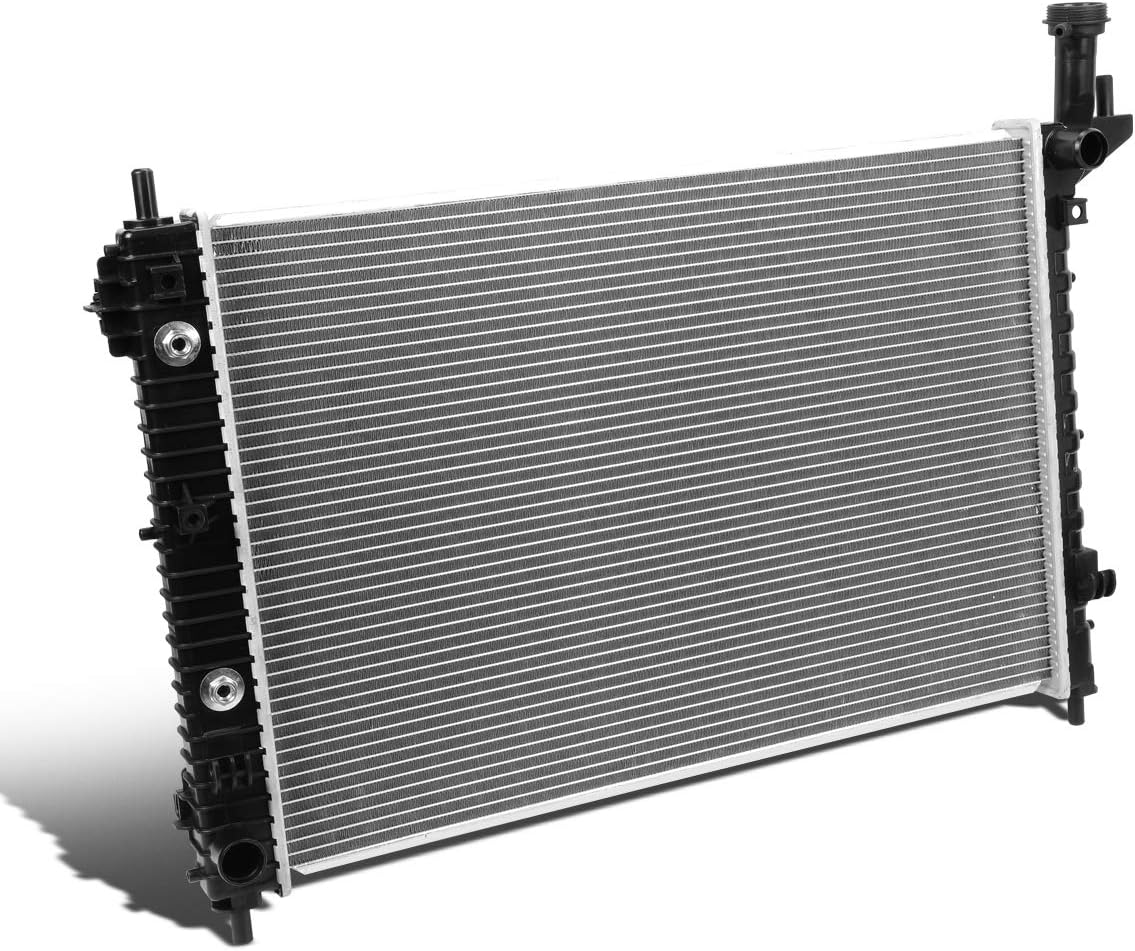 ‎DNA Motoring OEM-RA-13007 Factory Style Full Aluminum Core Cooling Radiator Compatible With 08-17 Enclave / 09-17 Traverse V6 Models