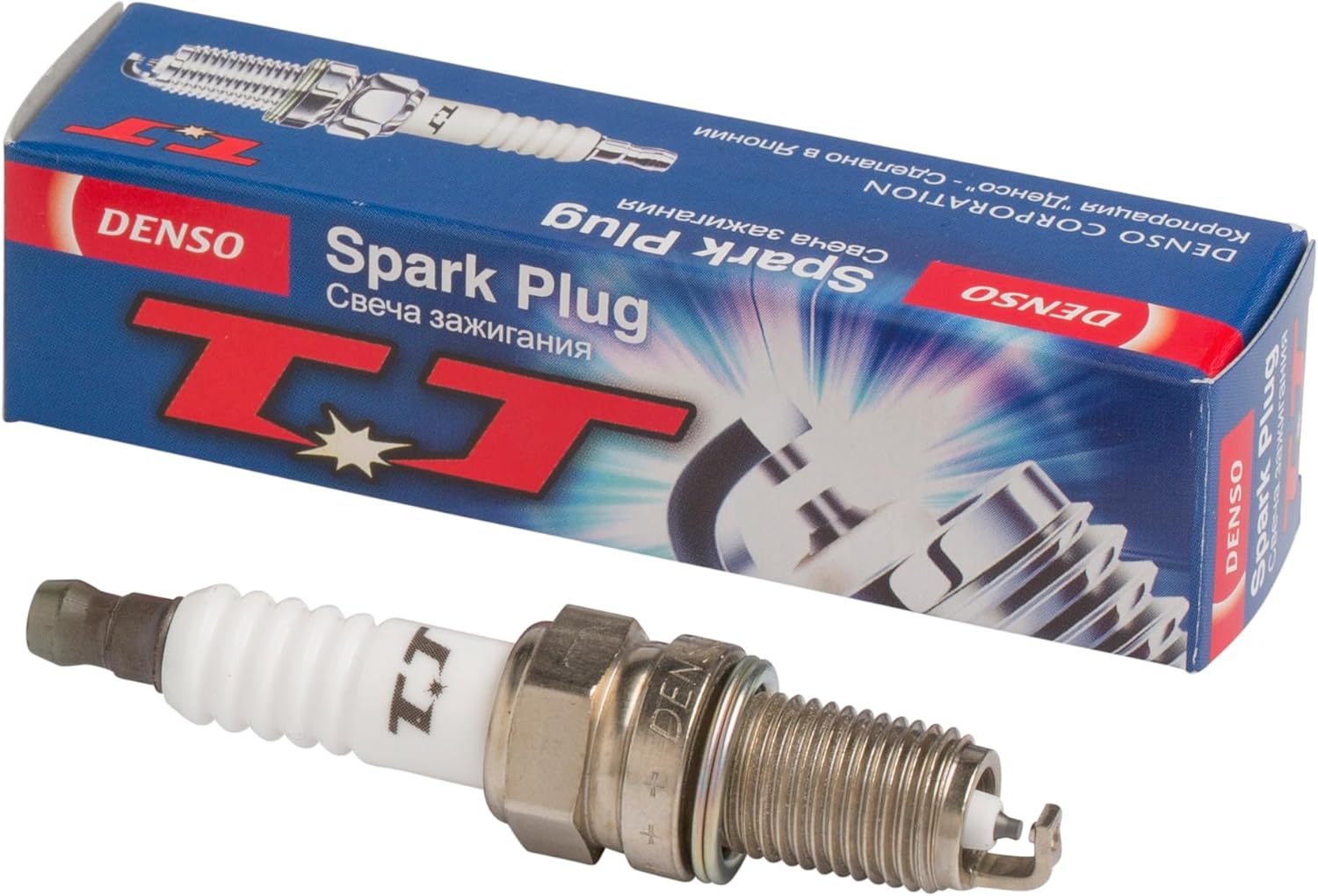 DENSO Nickel TT Spark Plug - Twin-Tip - XUH20TTI - The Premium Quality Economical Nickel Plug Fits Suzuki Yamaha Subaru Renault Daihatsu Hyundai Kia