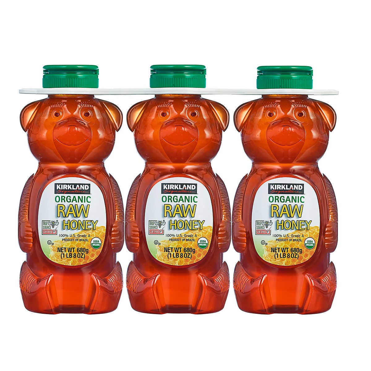 Kirkland Signature Organic Raw Honey, 24 oz, 3-count