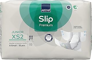 Abena Slip Junior Premium Incontinence Briefs, Level 2, 32 Count