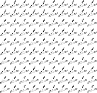 100 pcs. 2" Inch Spring Metal Clamps wholesale Bulk - Gray