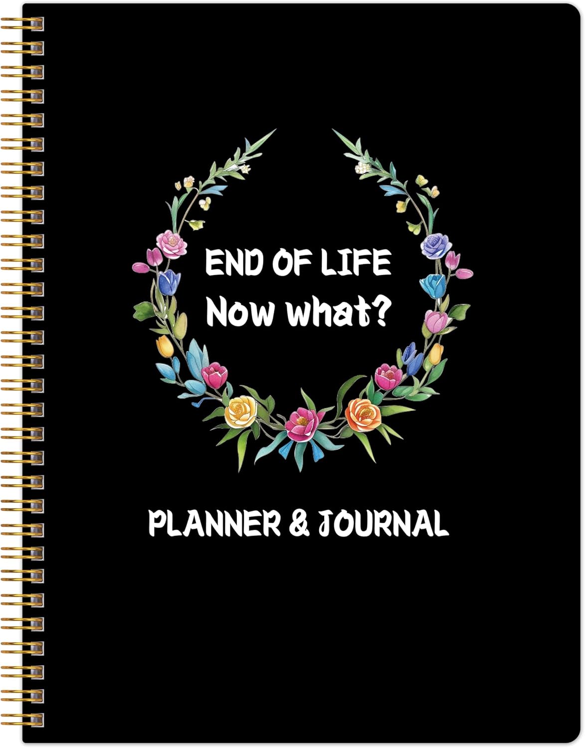 End Of Life Now What - When I Am Gone Planner, Final Arrangements, Beneficiary Information, Funeral Planning, Last Wishes & Will Preparation（Black）