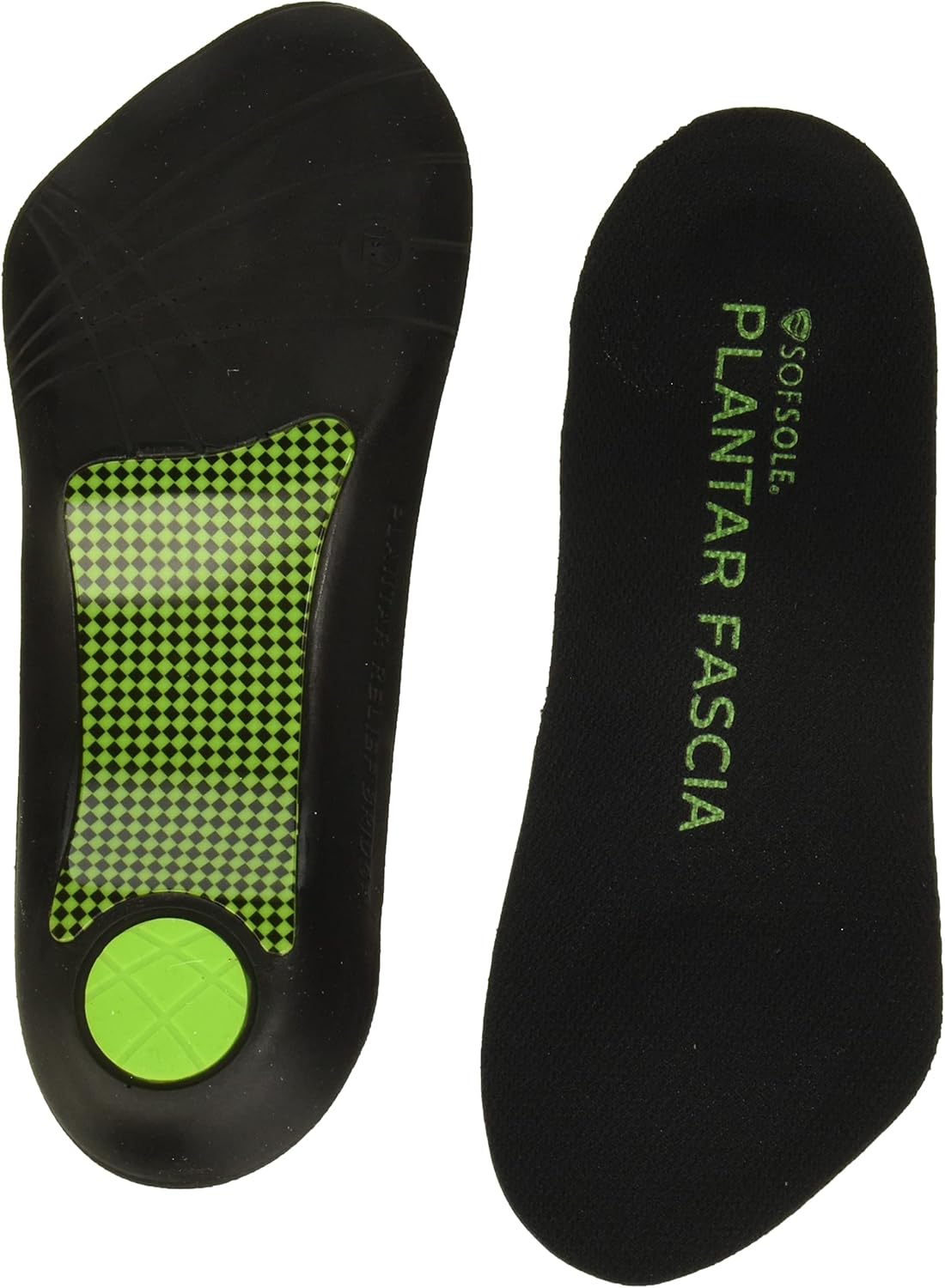 Sof Sole Insoles Men's PLANTAR FASCIA Support 3/4 Length Gel Shoe Insert