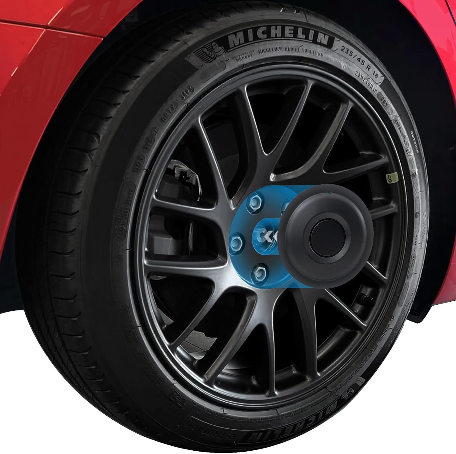 Wheel Center Cap for Tesla Model 3 2024 2025 Highland Wheel Hub Caps Wheel Center Cover Model 3 Replacement Exterior Accessories - Set of 4