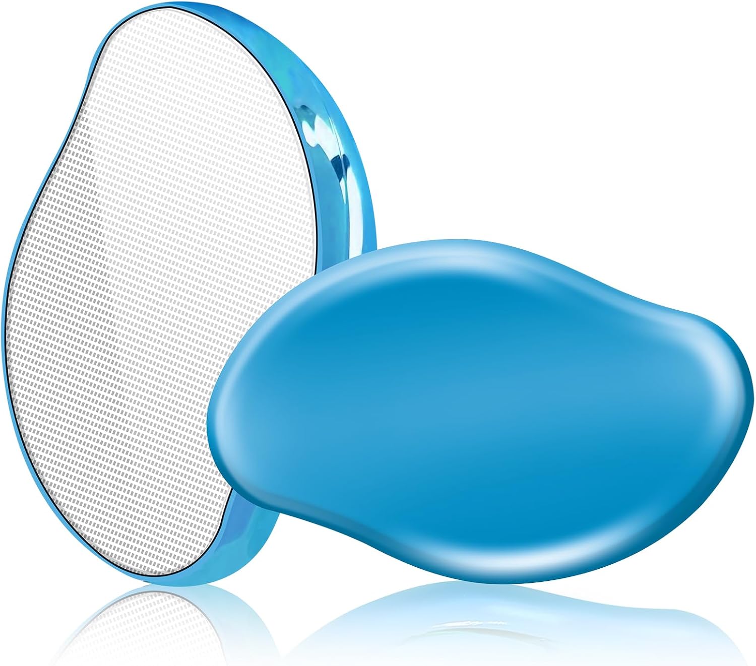 Crystal Hair Eraser for Women and Men, Reusable Crystal Hair Remover Magic Painless Exfoliation Hair Removal Tool, Magic Hair Eraser Device for Back Arms Legs (Sky Blue)