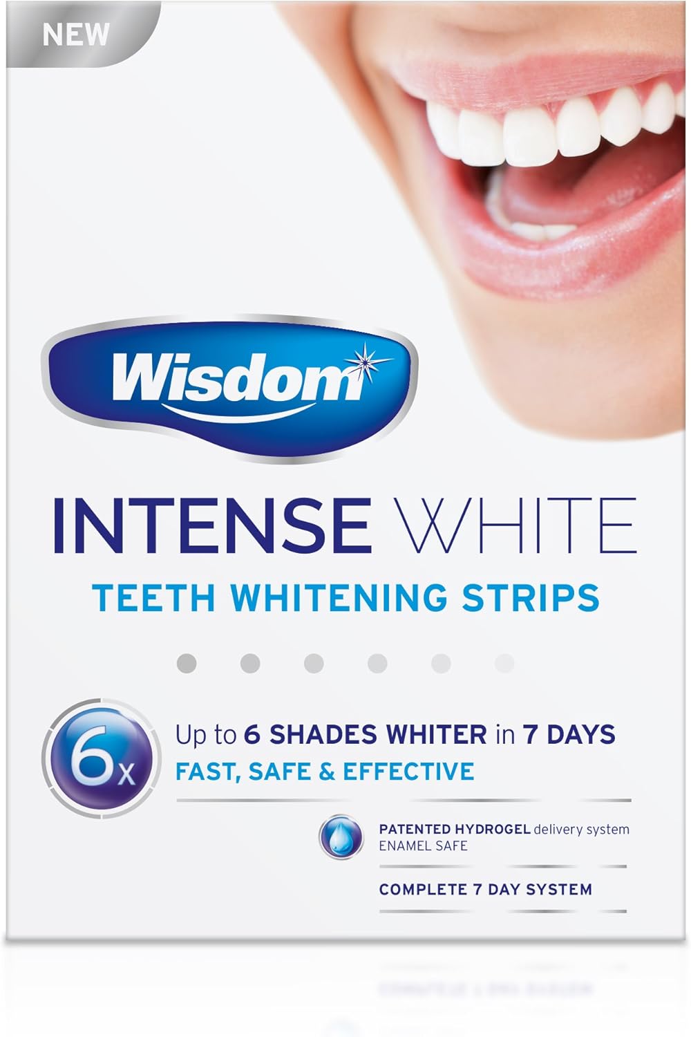 Wisdom Intense White - Teeth Whitening Strips (6 Shades Whiter in 7 Days)