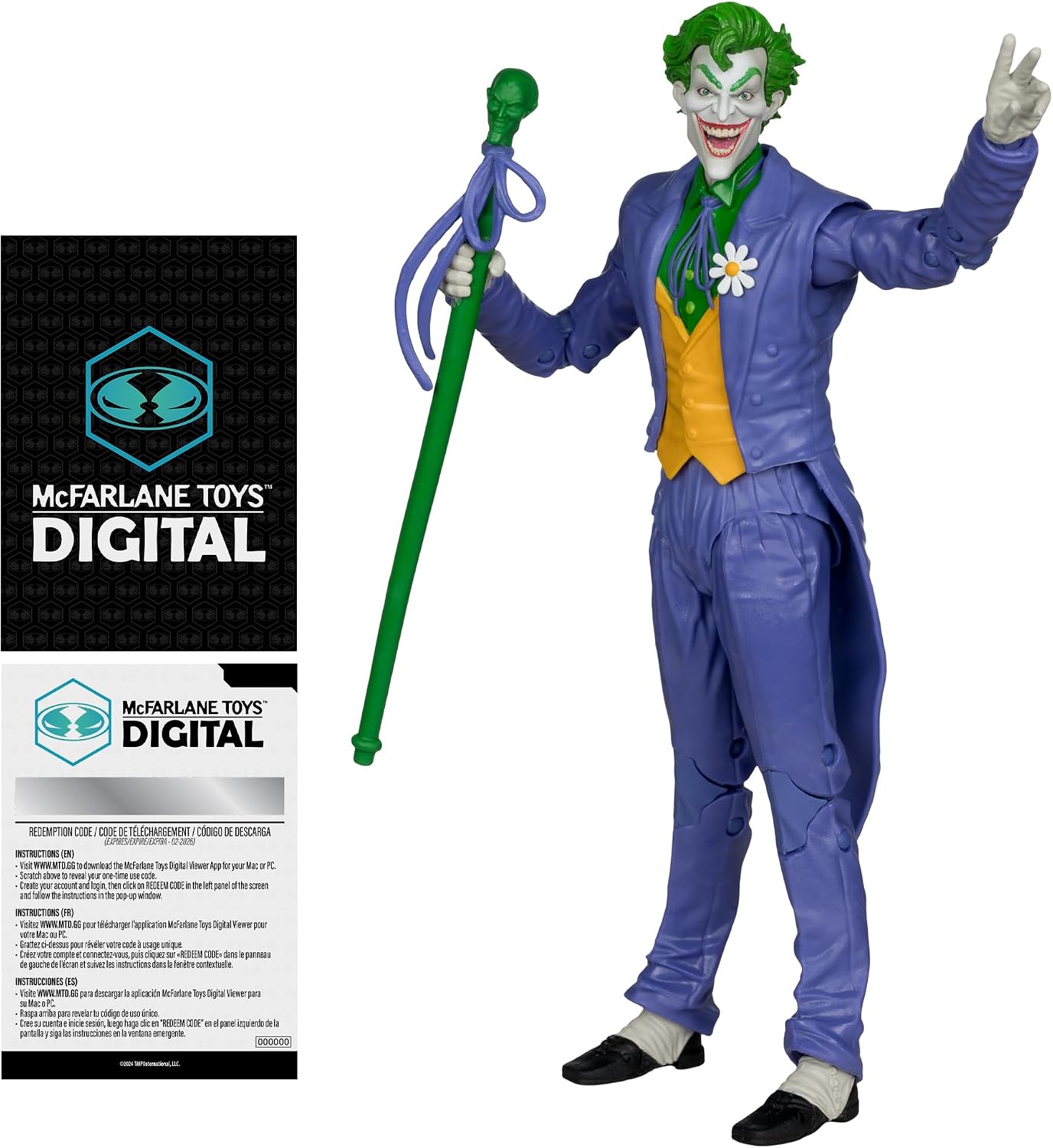 McFarlane Toys - DC Direct The Joker (DC: The Silver Age) 7in Action Figure Digital Collectible