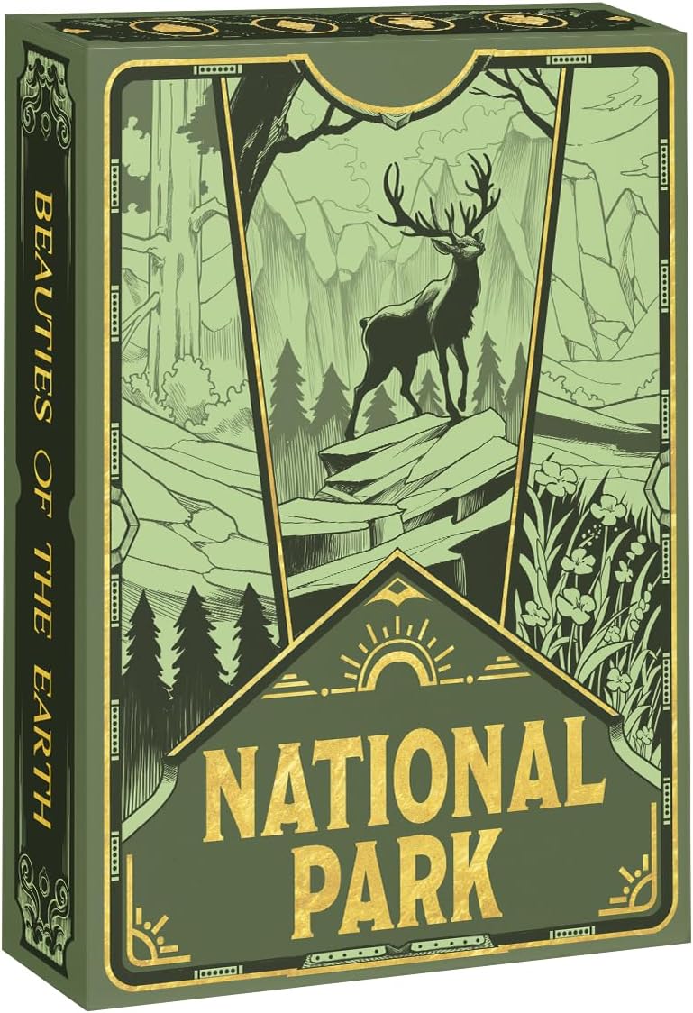 HAAKUN National Park Playing Cards Cute Pet Themed Card for Animal Lovers Teens Adults Friends Family Trivia Board Games Packs Design Set Waterproof Poker Collections Decks with Box