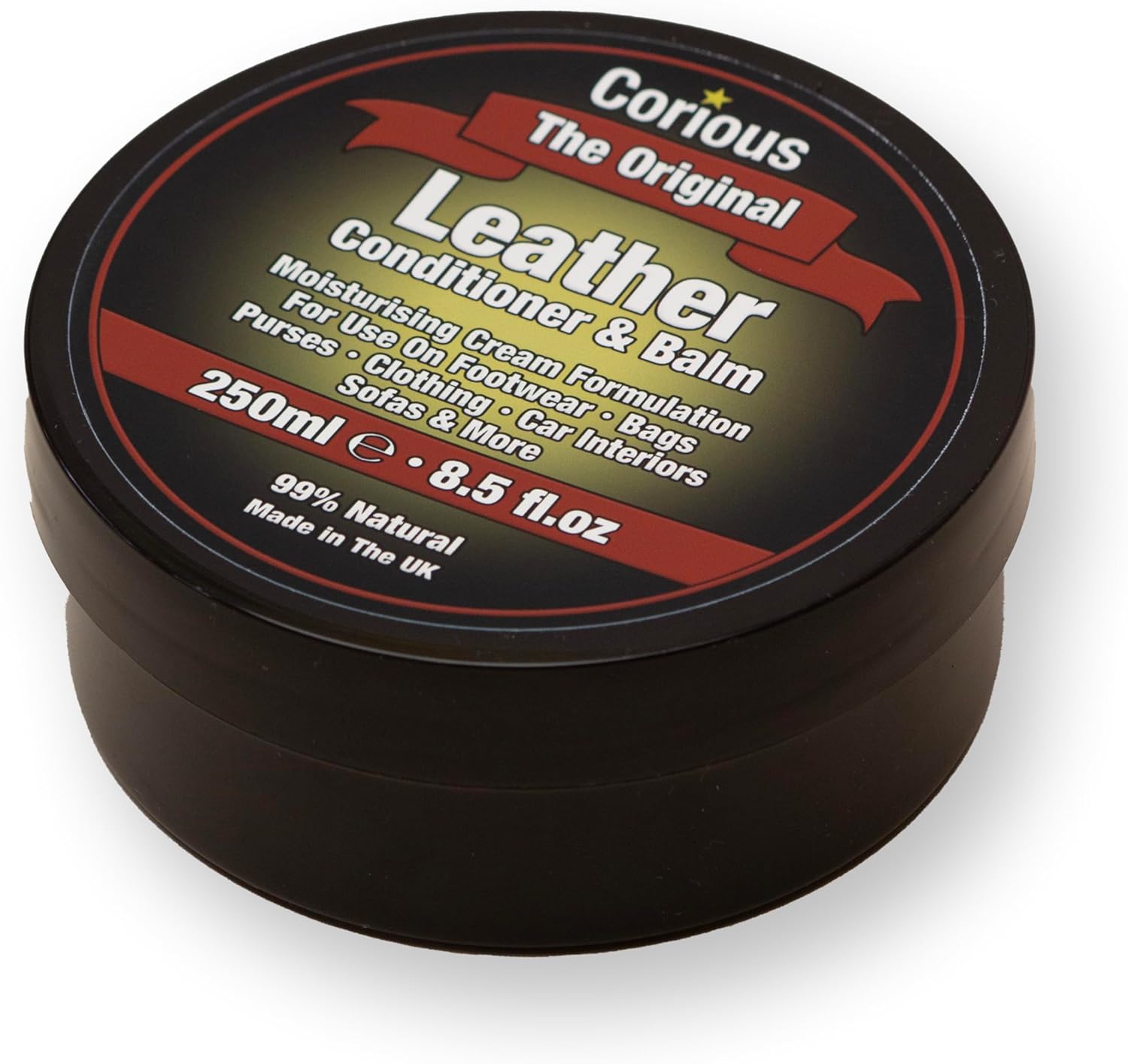 Corious Leather Conditioner and Cleaner - Protects and Restores - Leather Apparel, Furniture, Jackets, Shoes, Auto Interiors, Bags & All Other Leather Accessories, 250ml