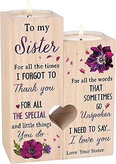 Sisters Gifts from Sister, Sister Birthday Gifts from Sister, Unique Gifts for Sister, Best Sister Gift Ideas for Christmas Thanksgiving, Personalized Thank You Gifts(to My Sister)