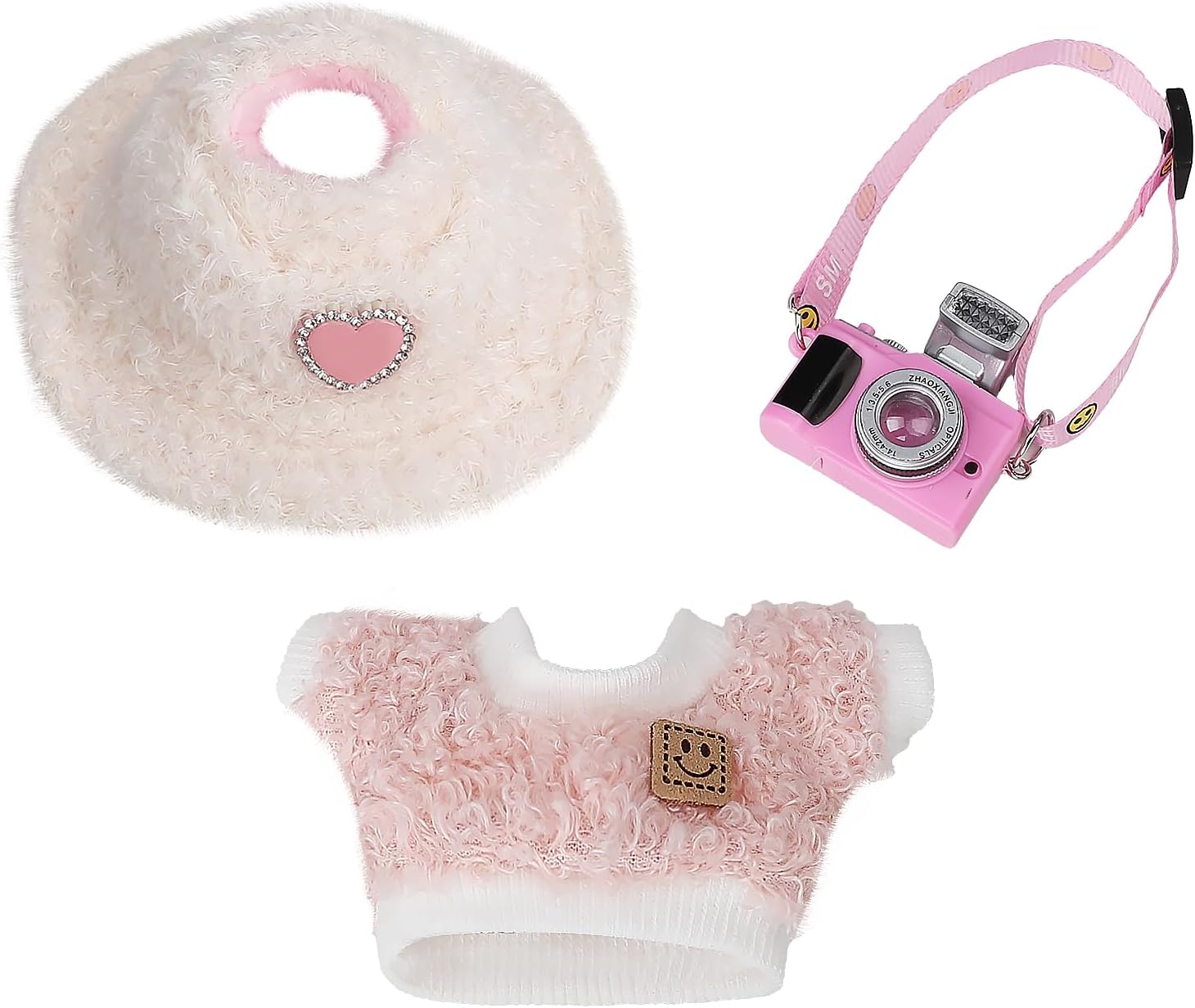 Plush Figure Have a Seat Clothes - Cute Doll Tasty Macarons Clothes, Collectible Plush Toys Outfits Compatible with Vinyl Face Blind Box Figures Age 15+ (No Doll Included)