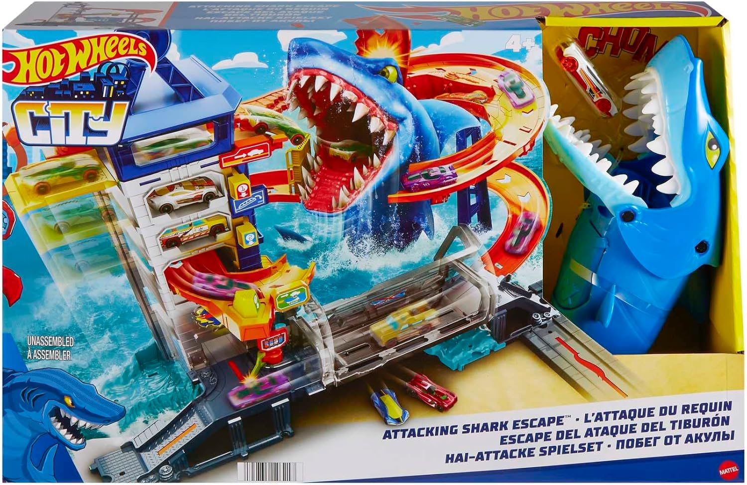 Hot Wheels Hw City attacks Shark Soc