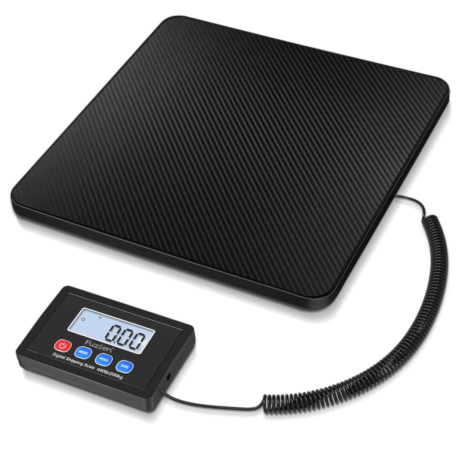 Fuzion Shipping Scale, 440LB x 10g High Accuracy Postal Scale, Hold & Tare