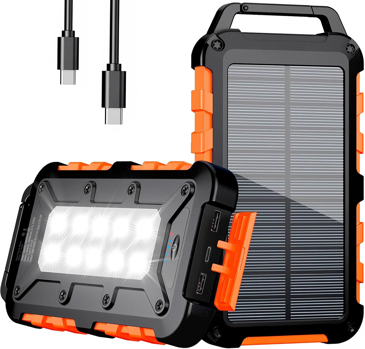 Solar Power Bank 26800mAh 22.5W Fast Charging Portable Charger
