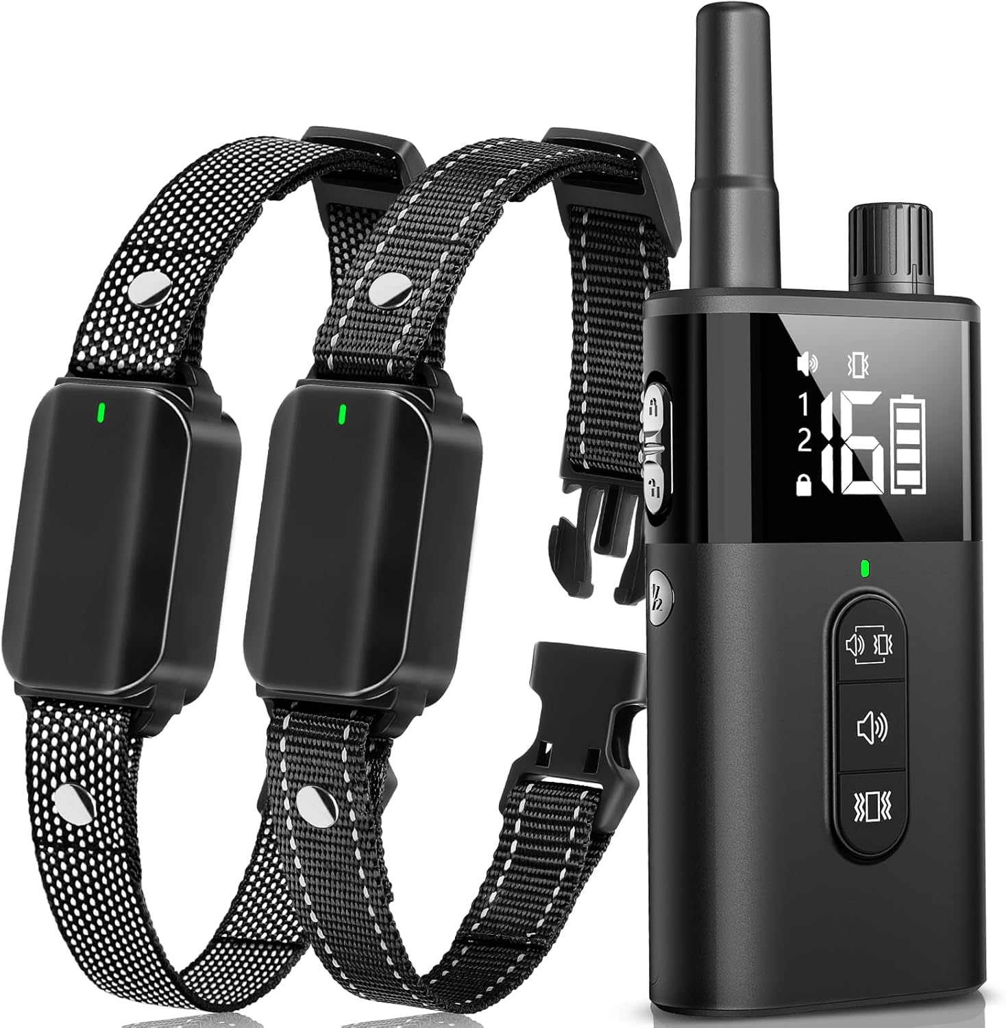 No Shock Dog Training Collar for 2 Dogs