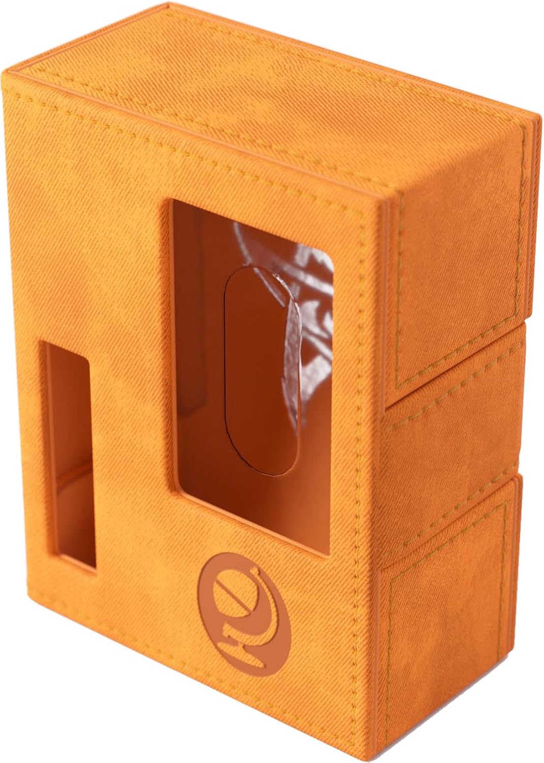 Gamegenic Arkham Horror Investigator Deck Tome - Premium Deck Box for Arkham Horror: The Card Game, Holds a Full Investigator Deck, Seeker - Orange Color, Made
