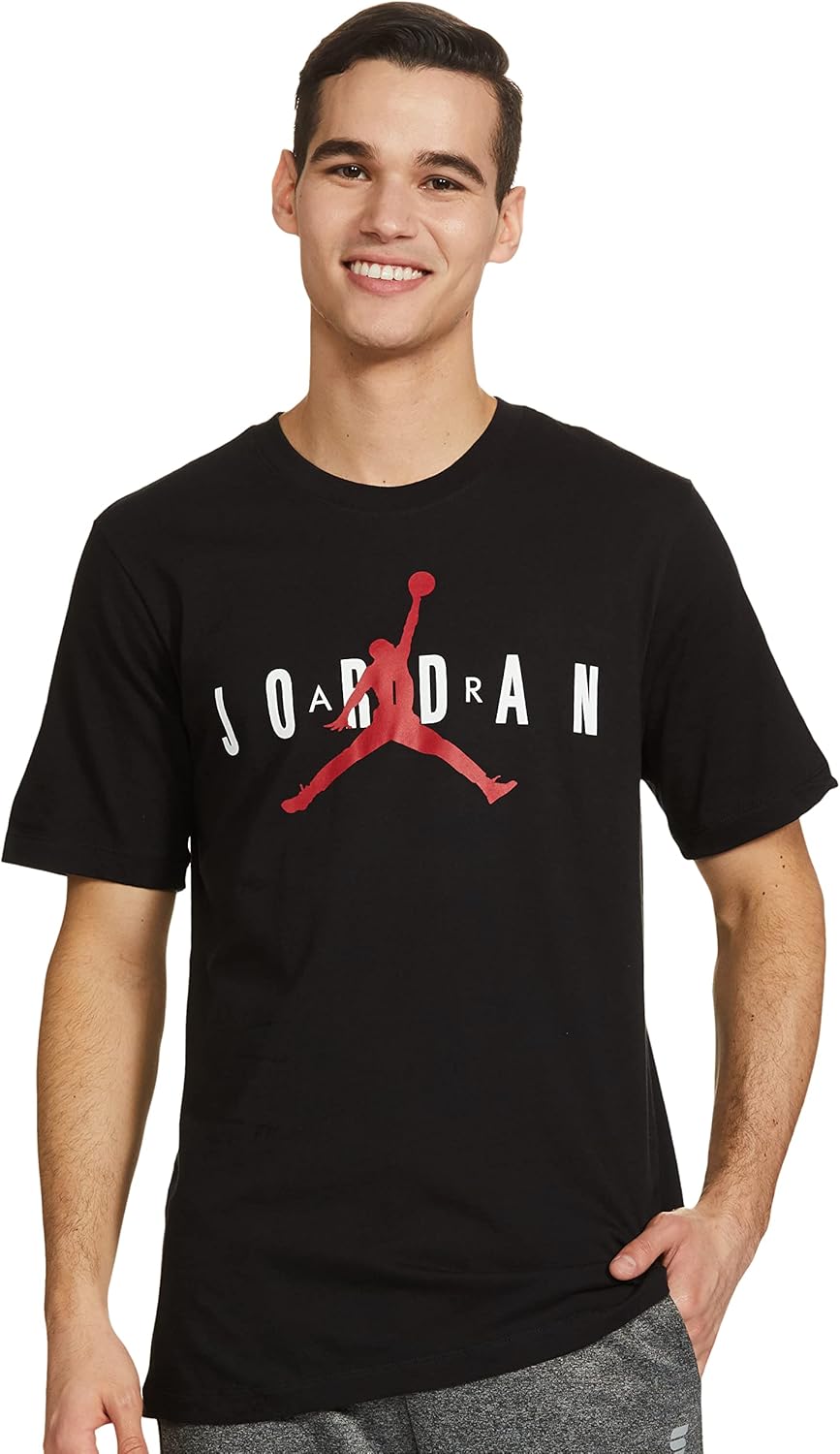 NIKE Men's M J Ss Ctn Jrdn Air Wrdmrk T-Shirt