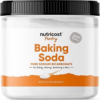 Nutricost Pantry Baking Soda (1 LB) - For Baking, Cleaning, Deodorizing, and More