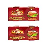 Italian Canned Tuna in Olive Oil Callipo 5.6 Oz (Pack of 4)